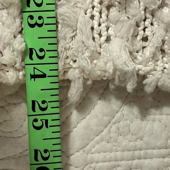 dee elly Popcorn Pullover Cozy White Textured Sweater, size Small - Picture 9 of 9